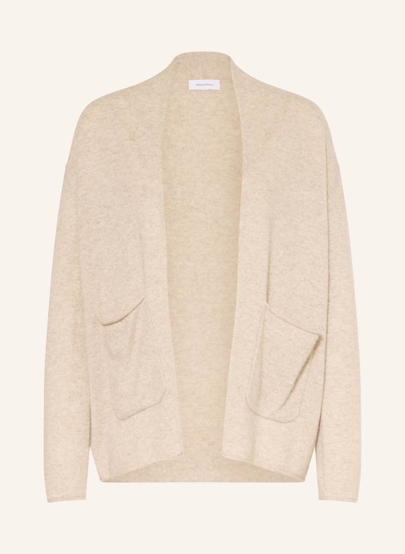 Darling Harbour Strickhülle Aus Cashmere beige von darling harbour