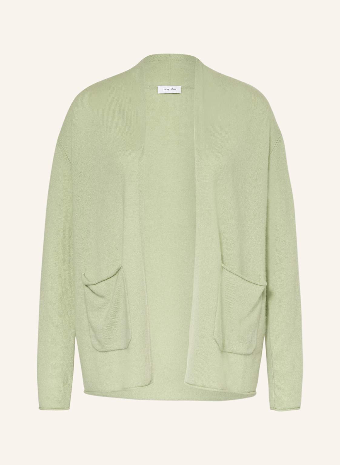 Darling Harbour Strickhülle Aus Cashmere gruen von darling harbour