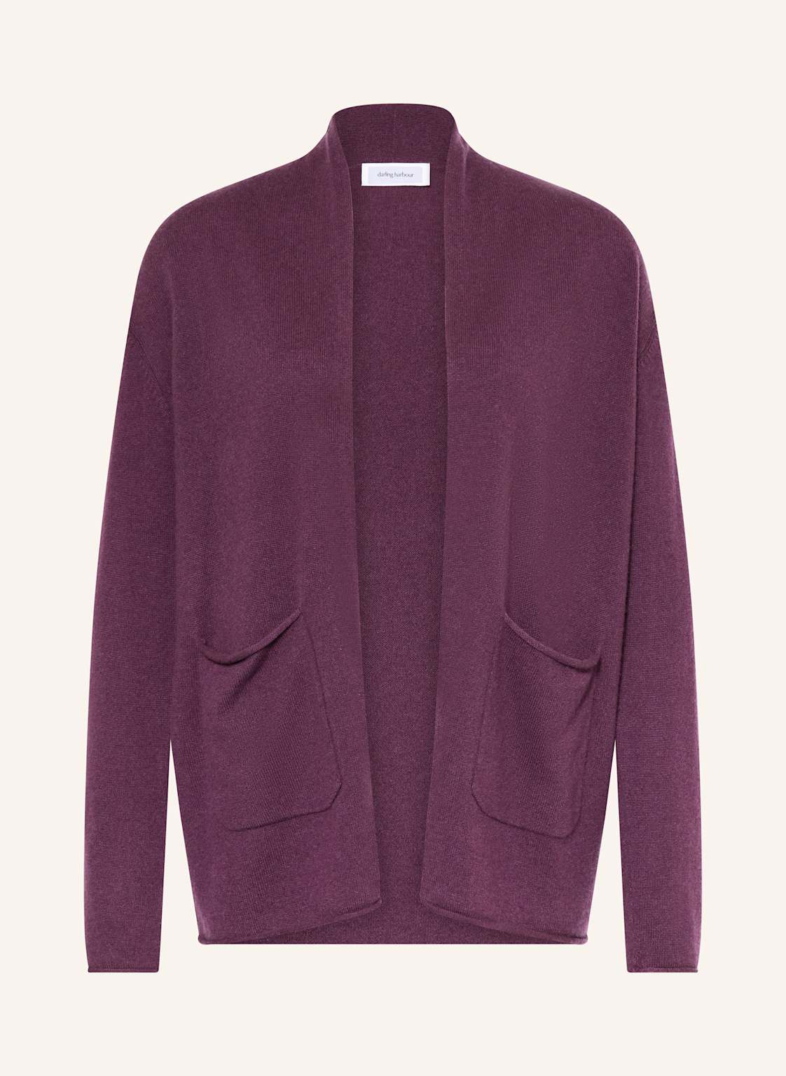 Darling Harbour Strickhülle Aus Cashmere lila von darling harbour