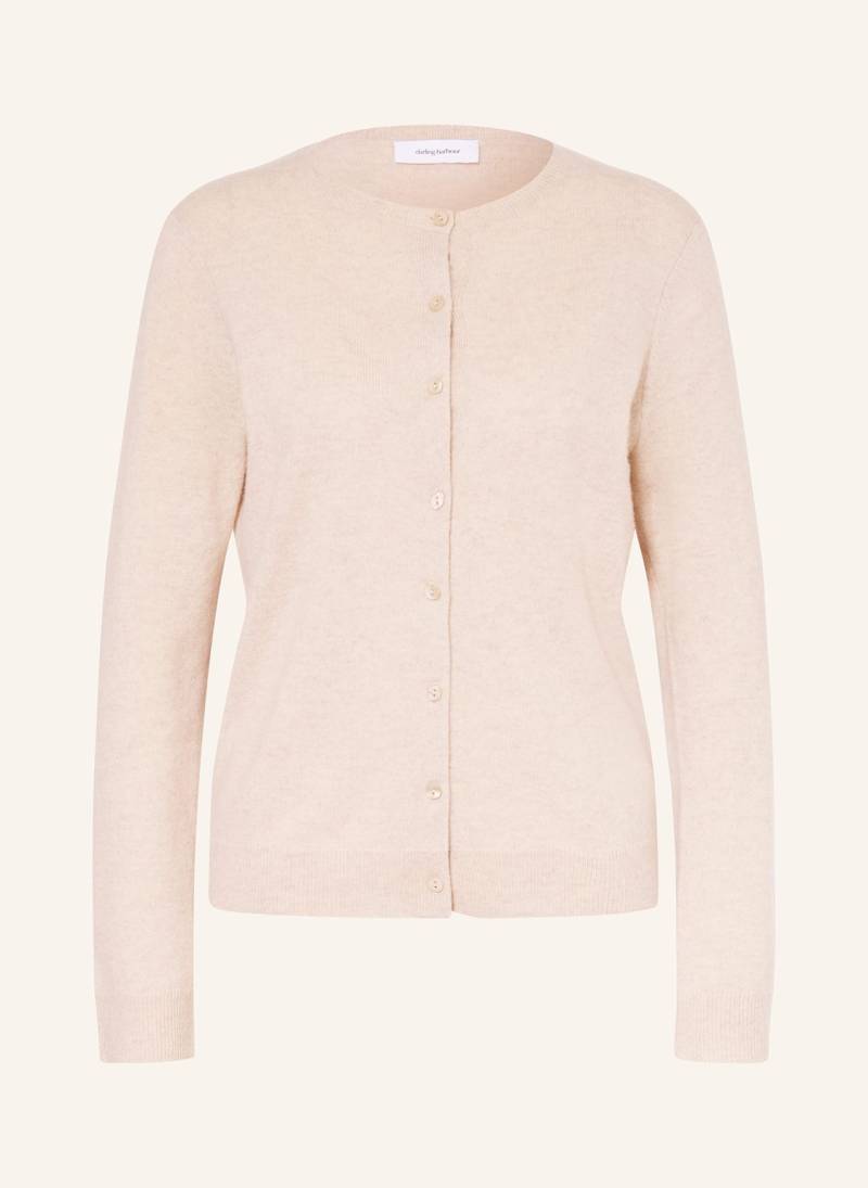 Darling Harbour Strickjacke Aus Cashmere beige von darling harbour