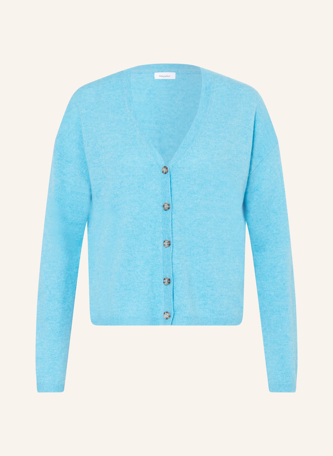 Darling Harbour Strickjacke Aus Cashmere blau von darling harbour