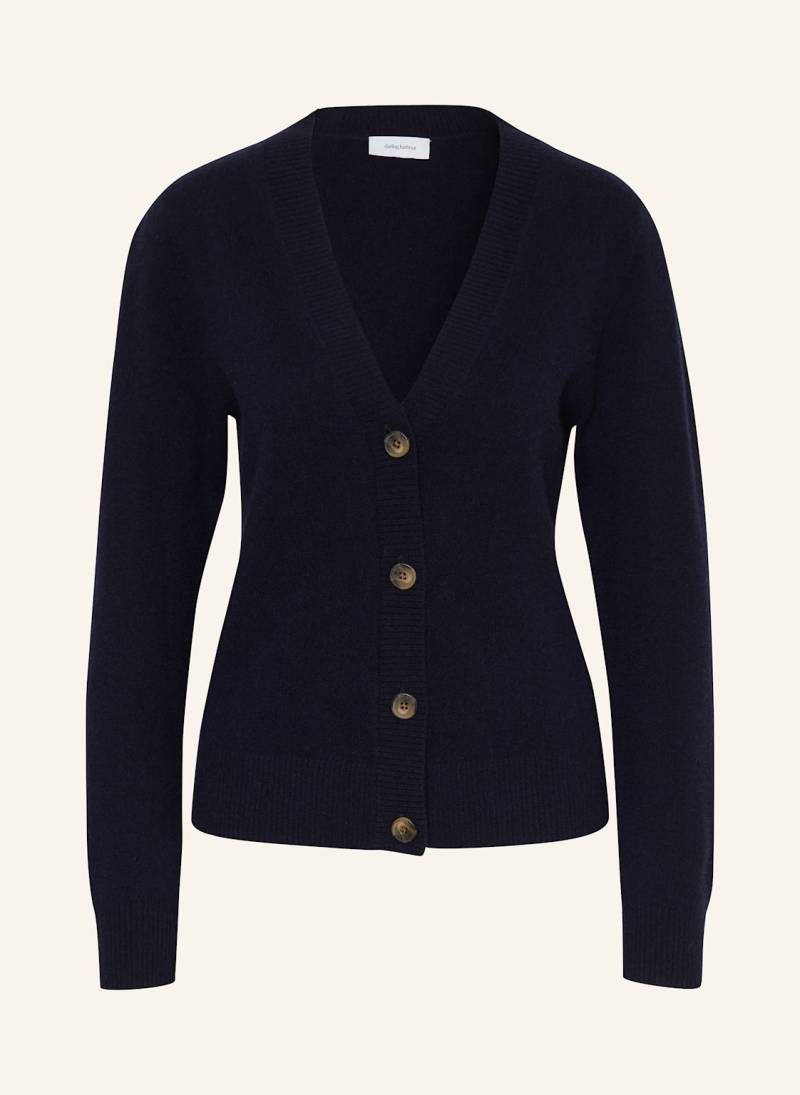 Darling Harbour Strickjacke Aus Cashmere blau von darling harbour