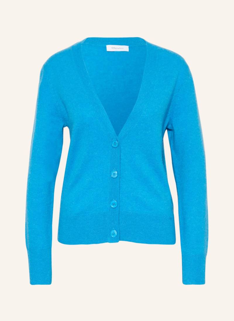 Darling Harbour Strickjacke Aus Cashmere blau von darling harbour