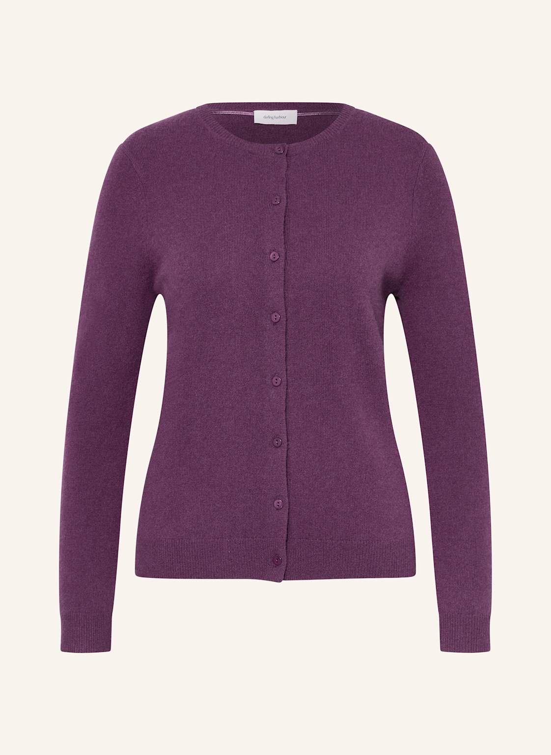 Darling Harbour Strickjacke Aus Cashmere lila Darling Harbour Strickjacke Aus Cashmere lila von darling harbour