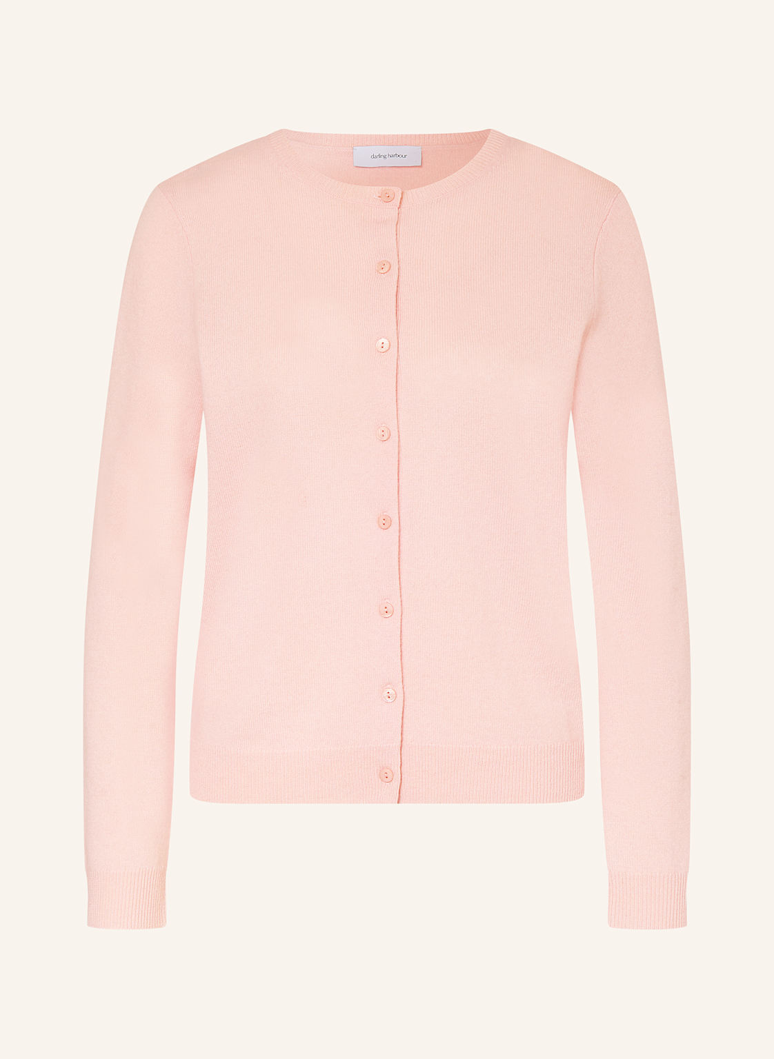 Darling Harbour Strickjacke Aus Cashmere rosa Darling Harbour Strickjacke Aus Cashmere rosa von darling harbour