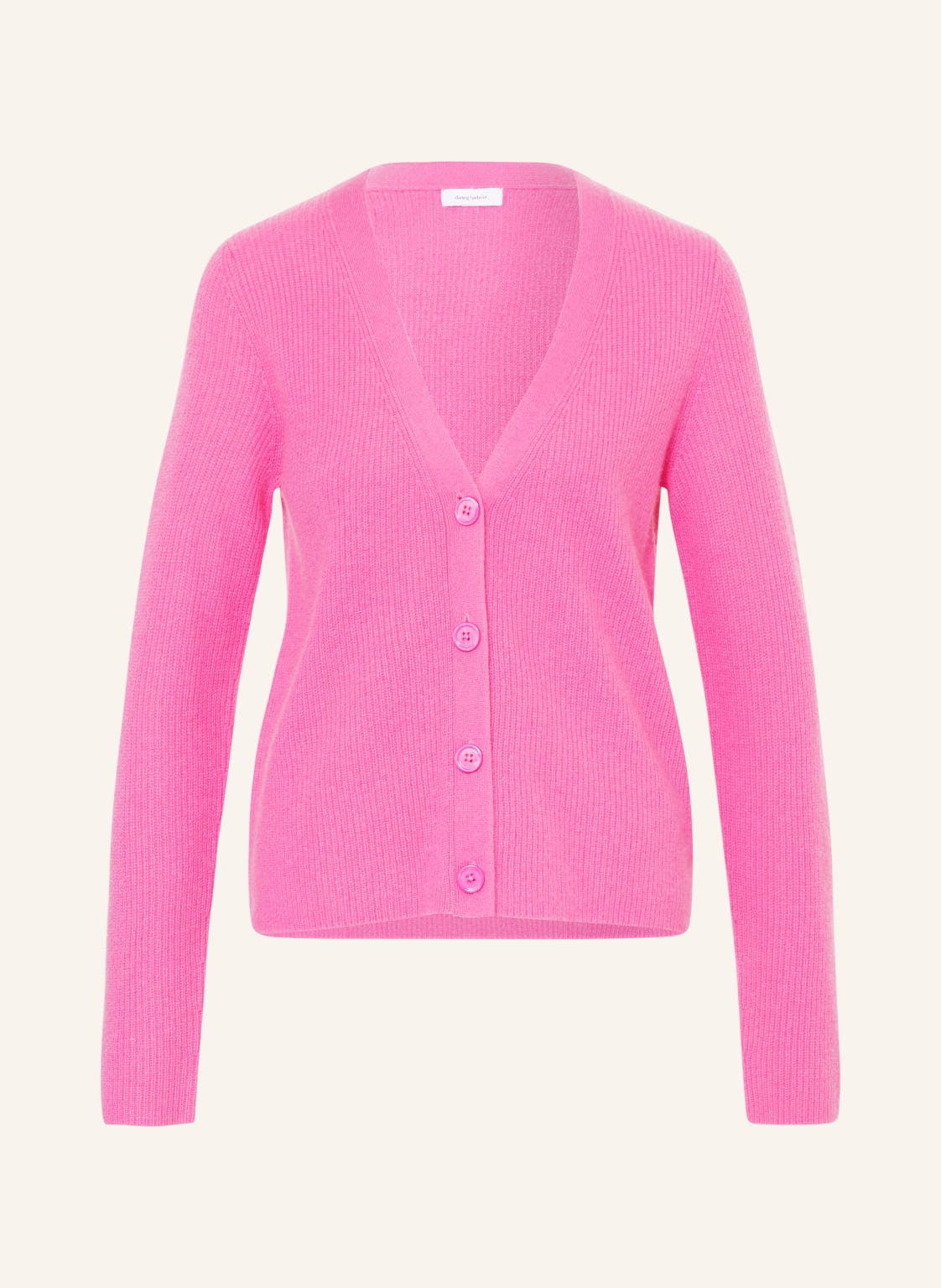 Darling Harbour Strickjacke Aus Cashmere rosa von darling harbour