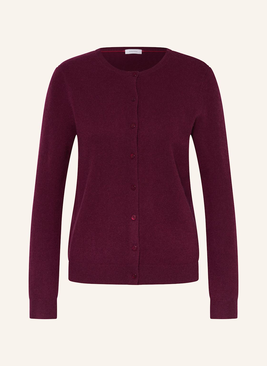 Darling Harbour Strickjacke Aus Cashmere rot von darling harbour