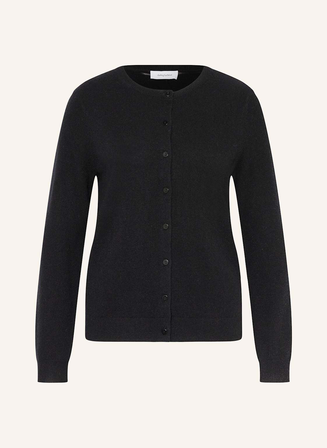 Darling Harbour Strickjacke Aus Cashmere schwarz Darling Harbour Strickjacke Aus Cashmere schwarz von darling harbour