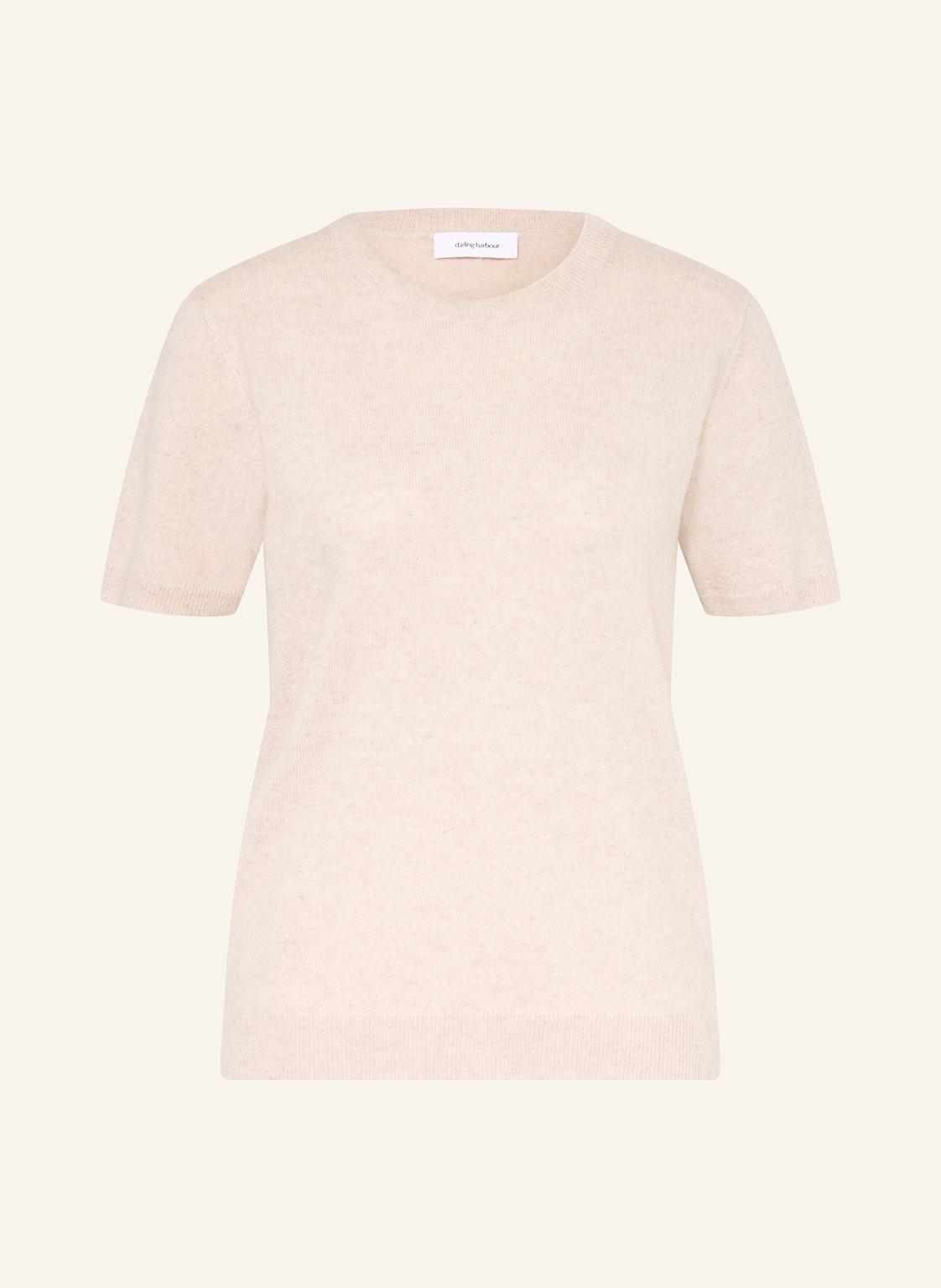 Darling Harbour Strickshirt Aus Cashmere beige von darling harbour