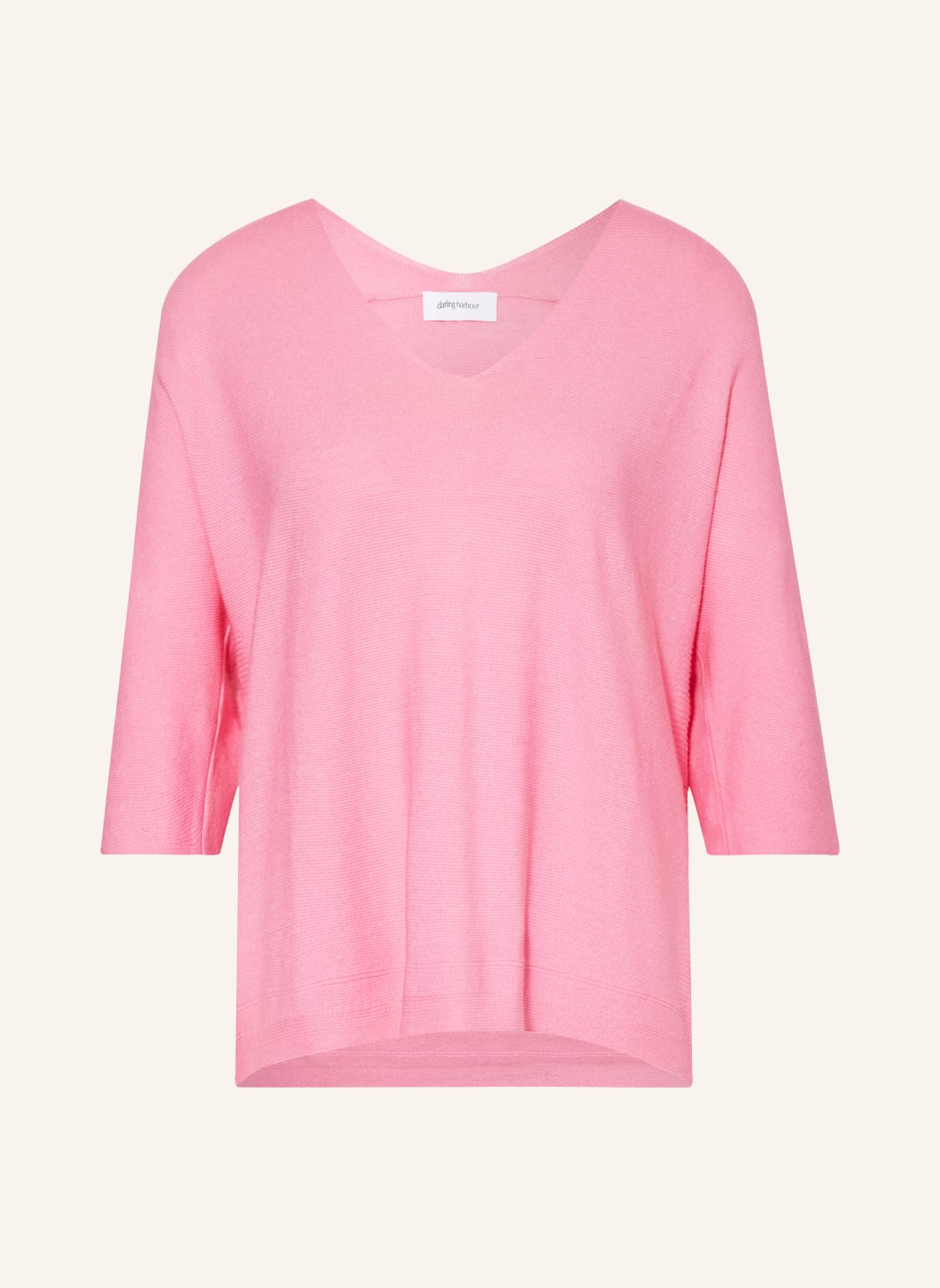 Darling Harbour Strickshirt Mit 3/4-Arm pink von darling harbour