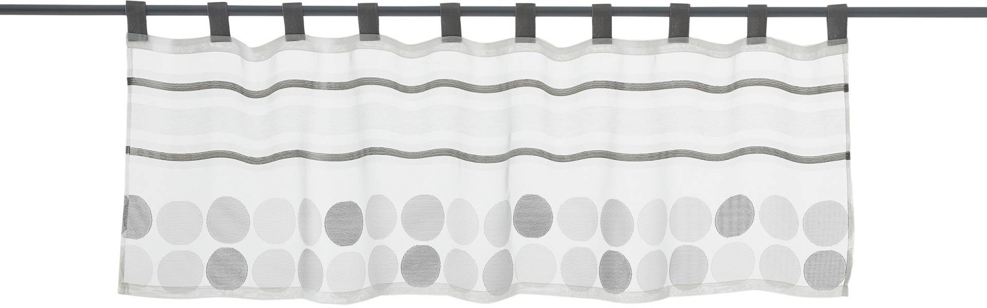 decolife Scheibengardine »Malie«, (1 St.), HxB: 45x140, Scheibengardine mit Webstruktur von decolife