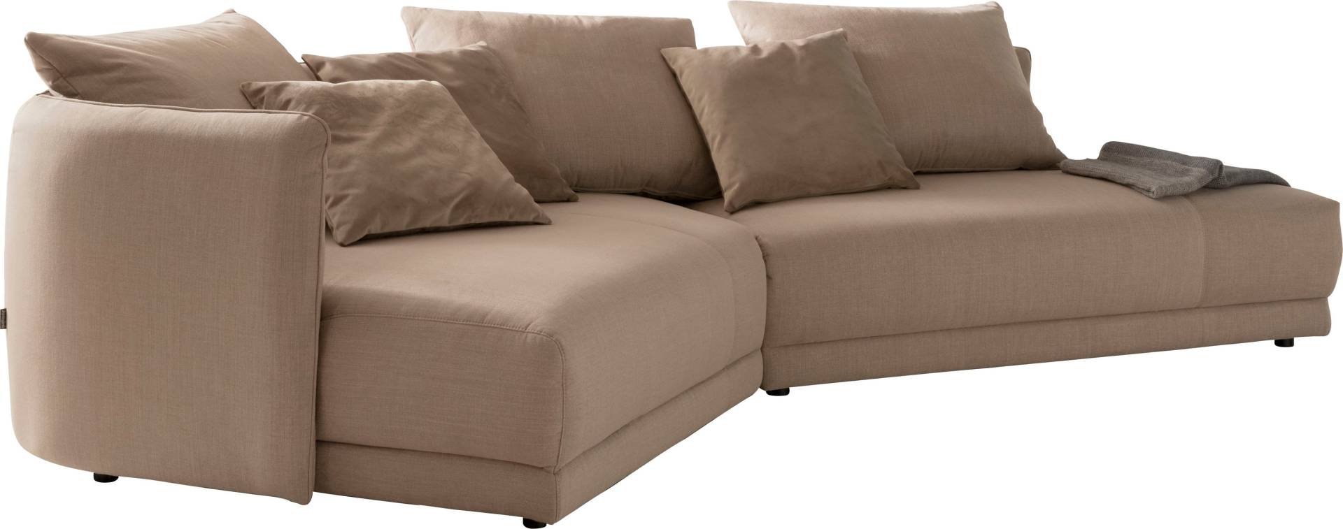 designwerk Ecksofa »New York, extravagantes Designsofa mit tollem Sitzkomfort, L-Form«, mit moderner Rundung im Korpus designwerk Ecksofa »New York, extravagantes Designsofa mit tollem Sitzkomfort, L-Form«, mit moderner Rundung im Korpus von designwerk