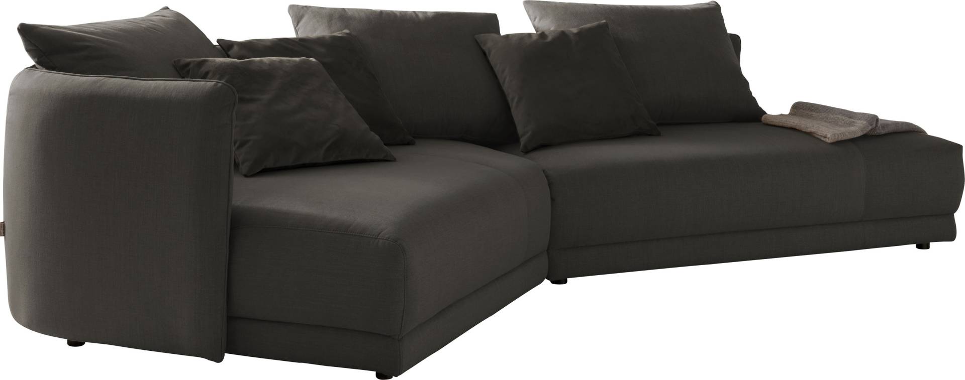 designwerk Ecksofa »New York, extravagantes Designsofa mit tollem Sitzkomfort, L-Form«, mit moderner Rundung im Korpus designwerk Ecksofa »New York, extravagantes Designsofa mit tollem Sitzkomfort, L-Form«, mit moderner Rundung im Korpus von designwerk
