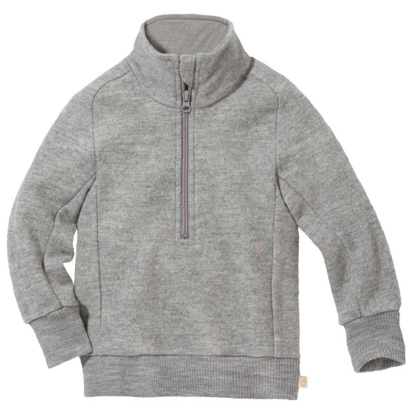 disana - Kid's Troyer Half-Zip - Merinopullover Gr 74/80 grau disana - Kid's Troyer Half-Zip - Merinopullover Gr 74/80 grau von disana