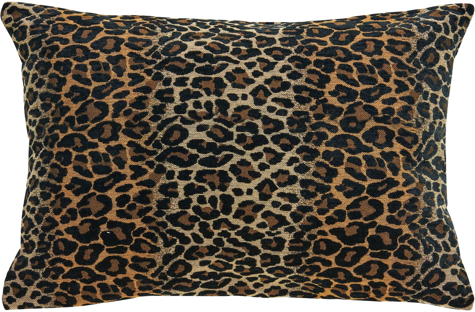 done.® Kissenhülle »Leopard«, (1 St.), Jaquardgewebte Kissenhülle im Leoparden-Look von done.®