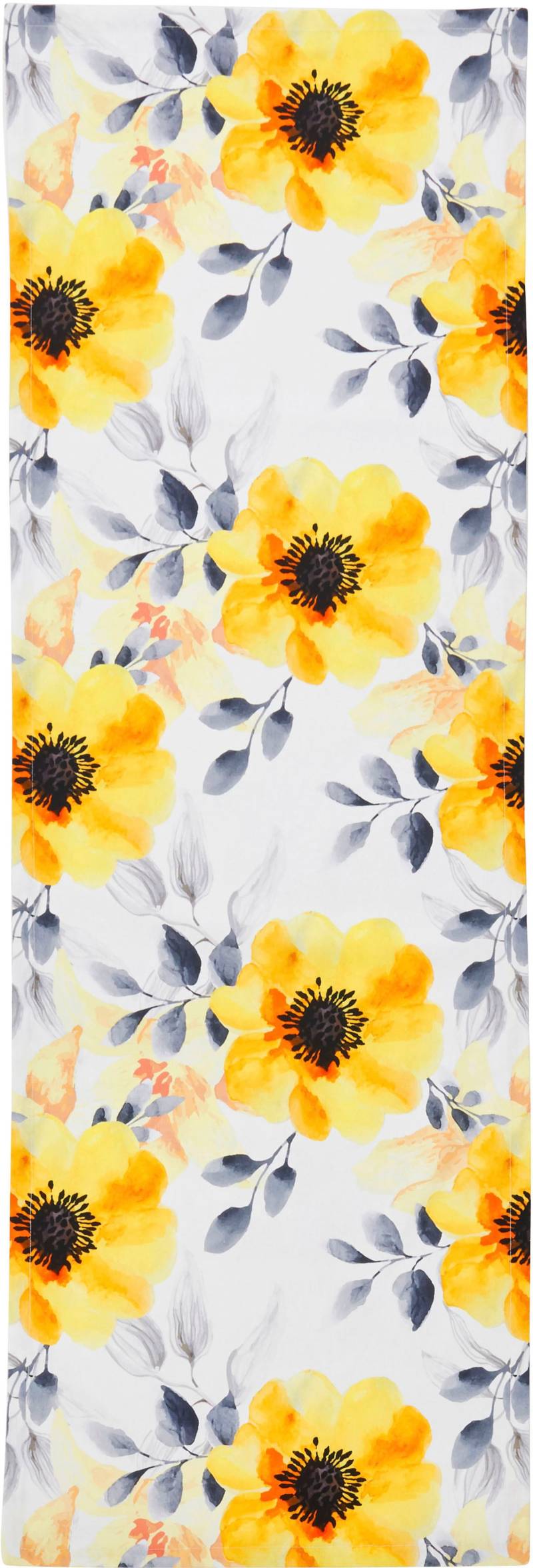done.® Tischläufer »Yellow Roses, mit Rosenmotiv«, (1 St.), Digitaldruck, Masse ca. 45x150 cm von done.®