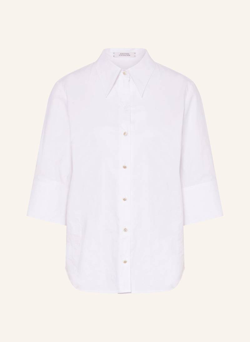 Dorothee Schumacher Hemdbluse Pure Power Mit 3/4-Arm weiss von dorothee schumacher