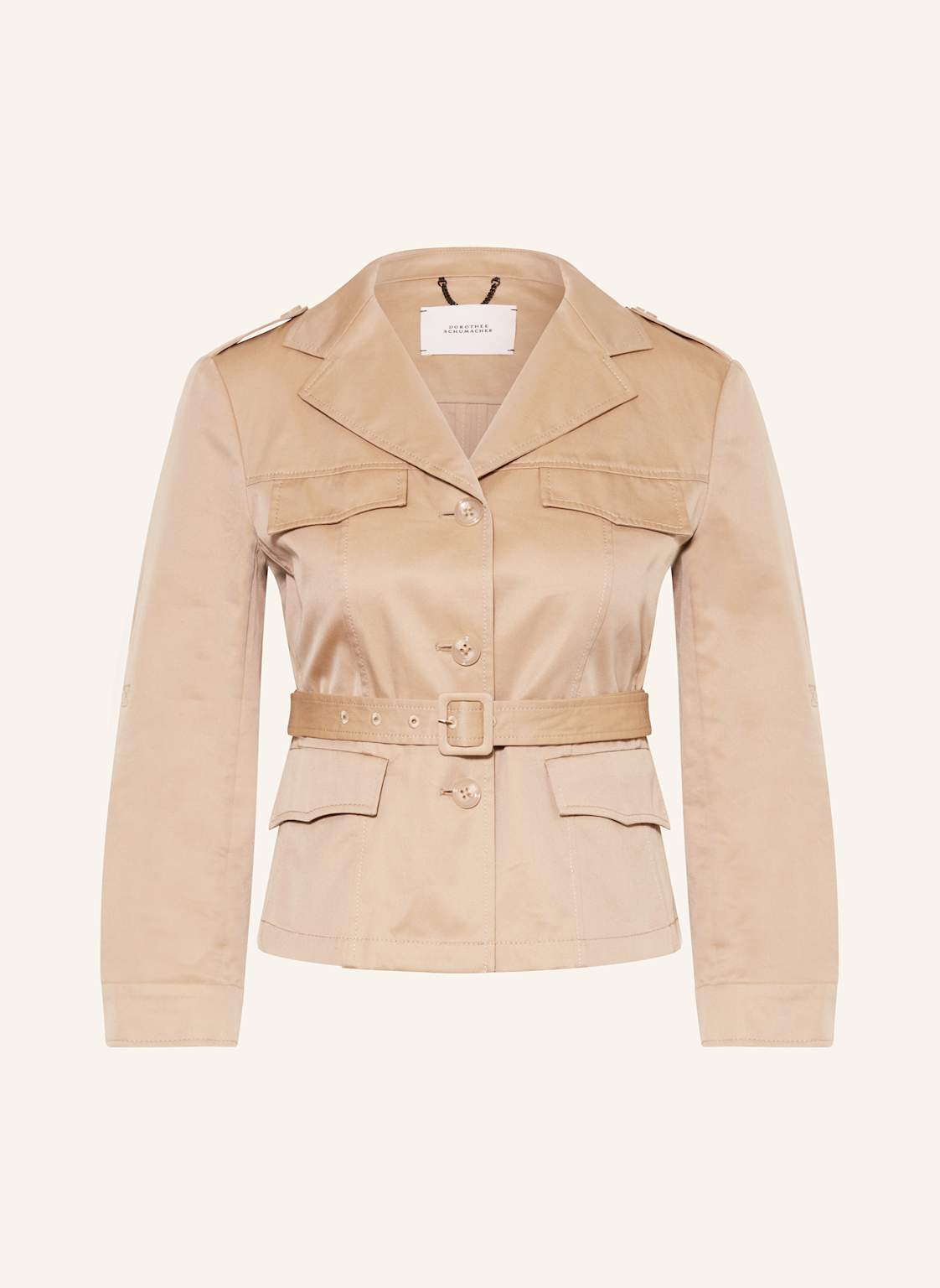 Dorothee Schumacher Jacke Luxury Layer beige Dorothee Schumacher Jacke Luxury Layer beige von dorothee schumacher