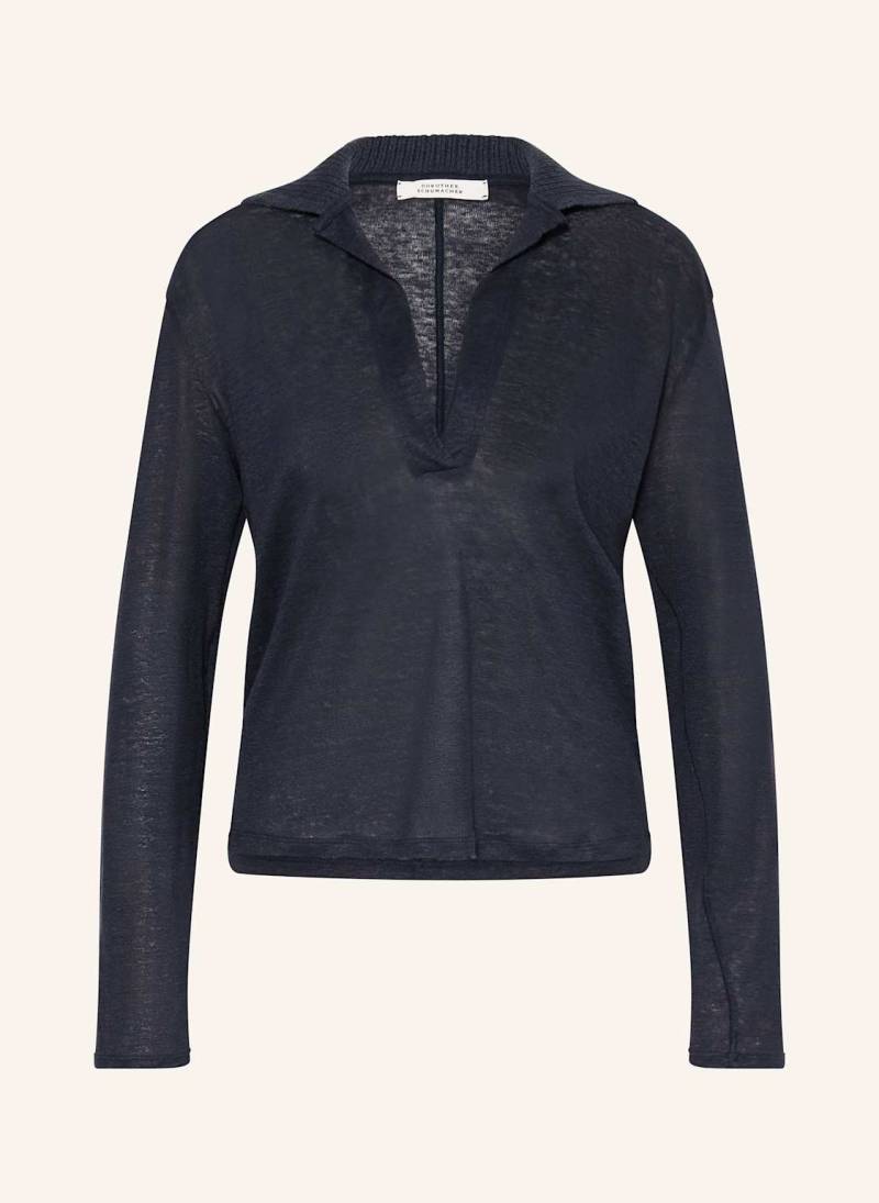 Dorothee Schumacher Longsleeve Natural Ease blau von dorothee schumacher