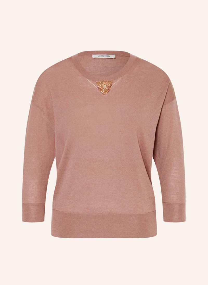 Dorothee Schumacher Pullover Refined Essentials Mit Schmuckperlen rosa von dorothee schumacher