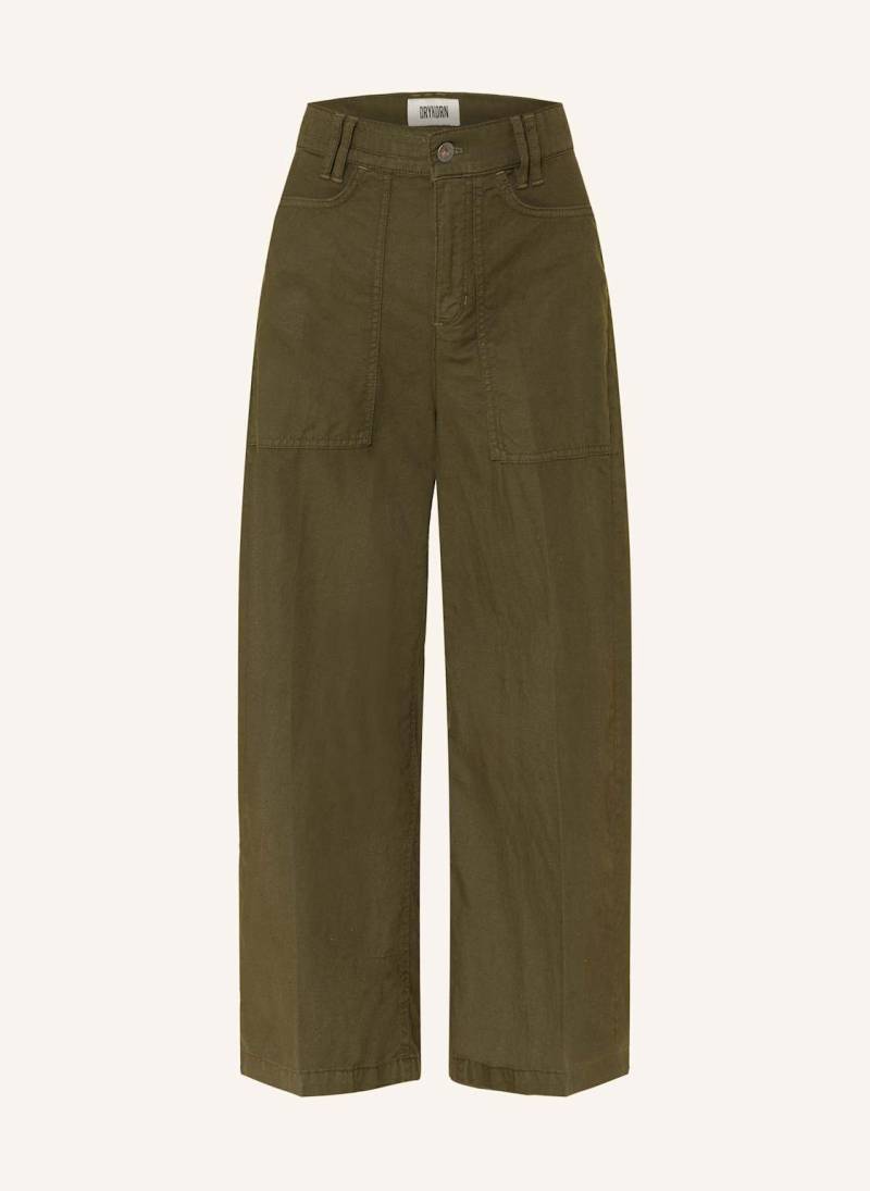 Drykorn Barrel Jeans Derive gruen von drykorn