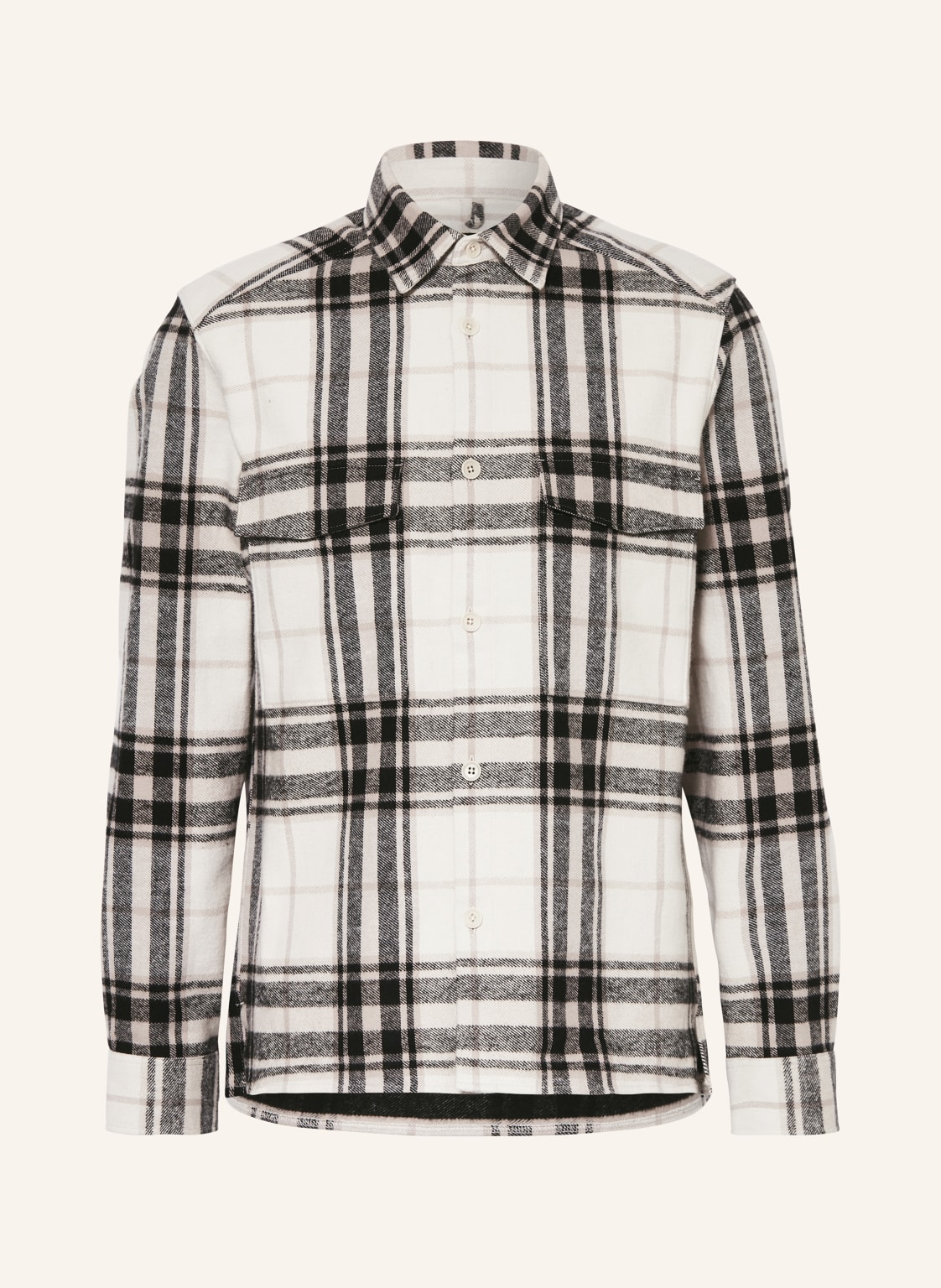 Drykorn Flanell-Overshirt Gunray weiss Drykorn Flanell-Overshirt Gunray weiss von drykorn