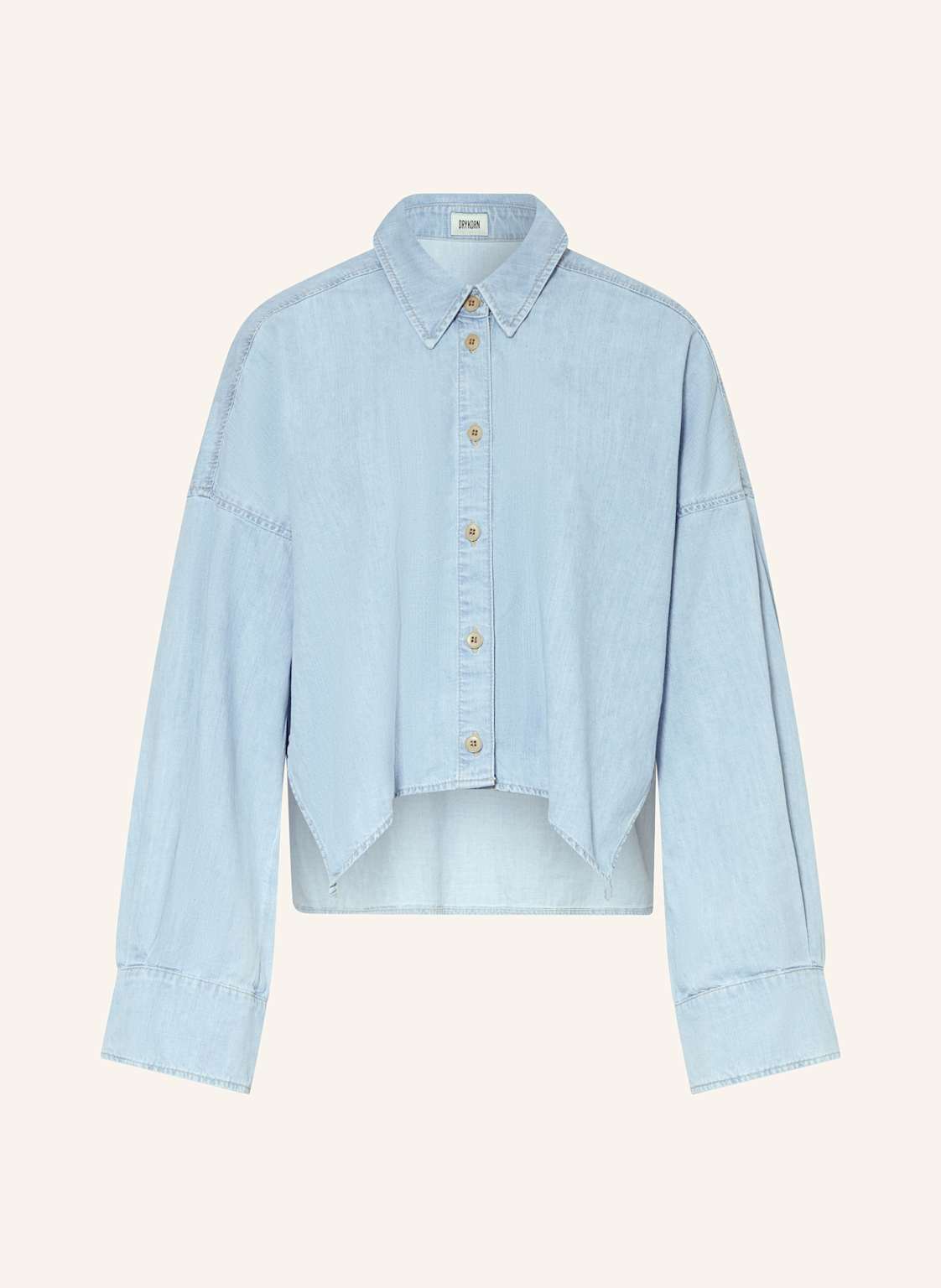 Drykorn Jeansbluse Oshia blau von drykorn