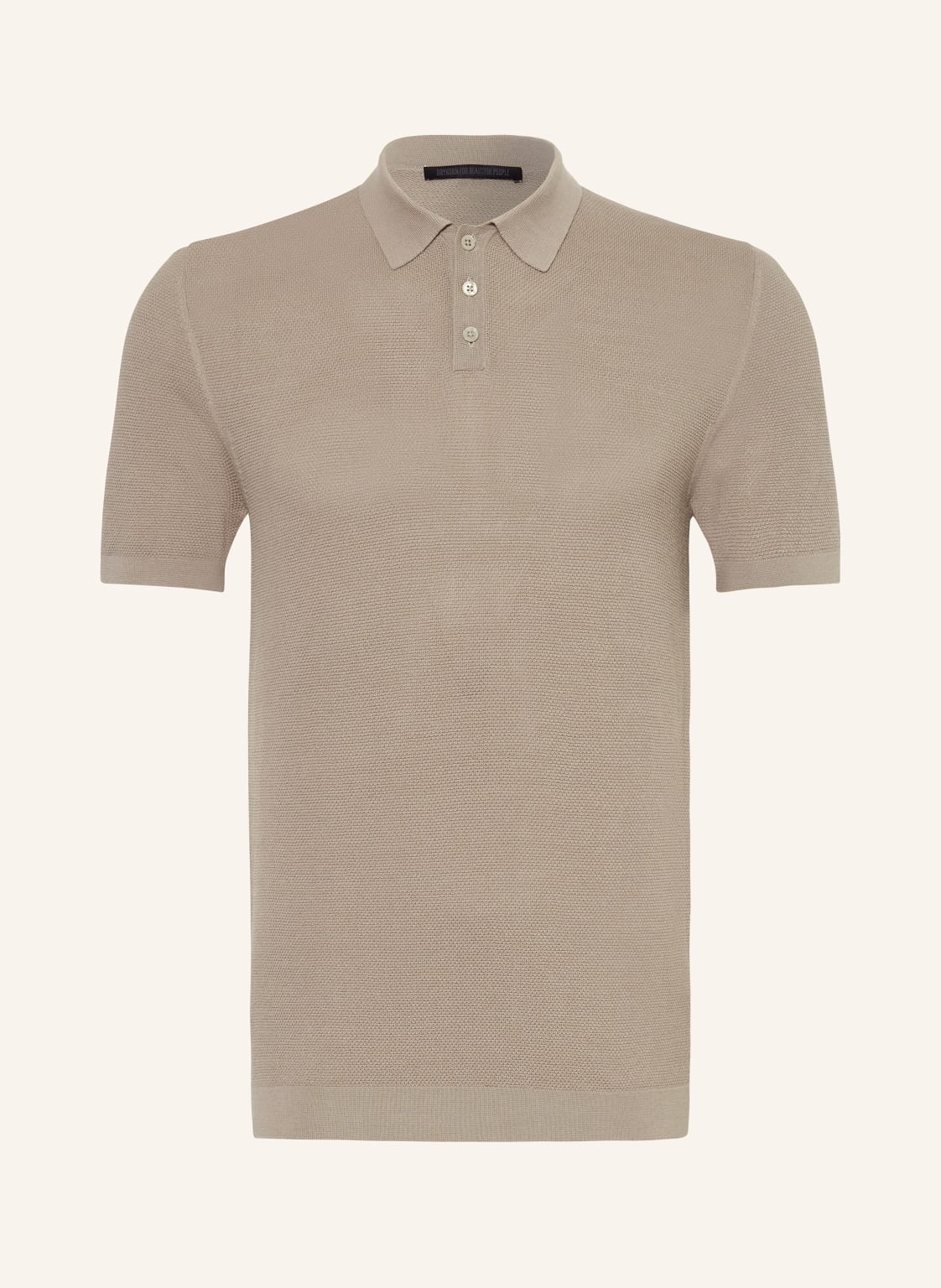 Drykorn Piqué-Poloshirt Triton beige von drykorn