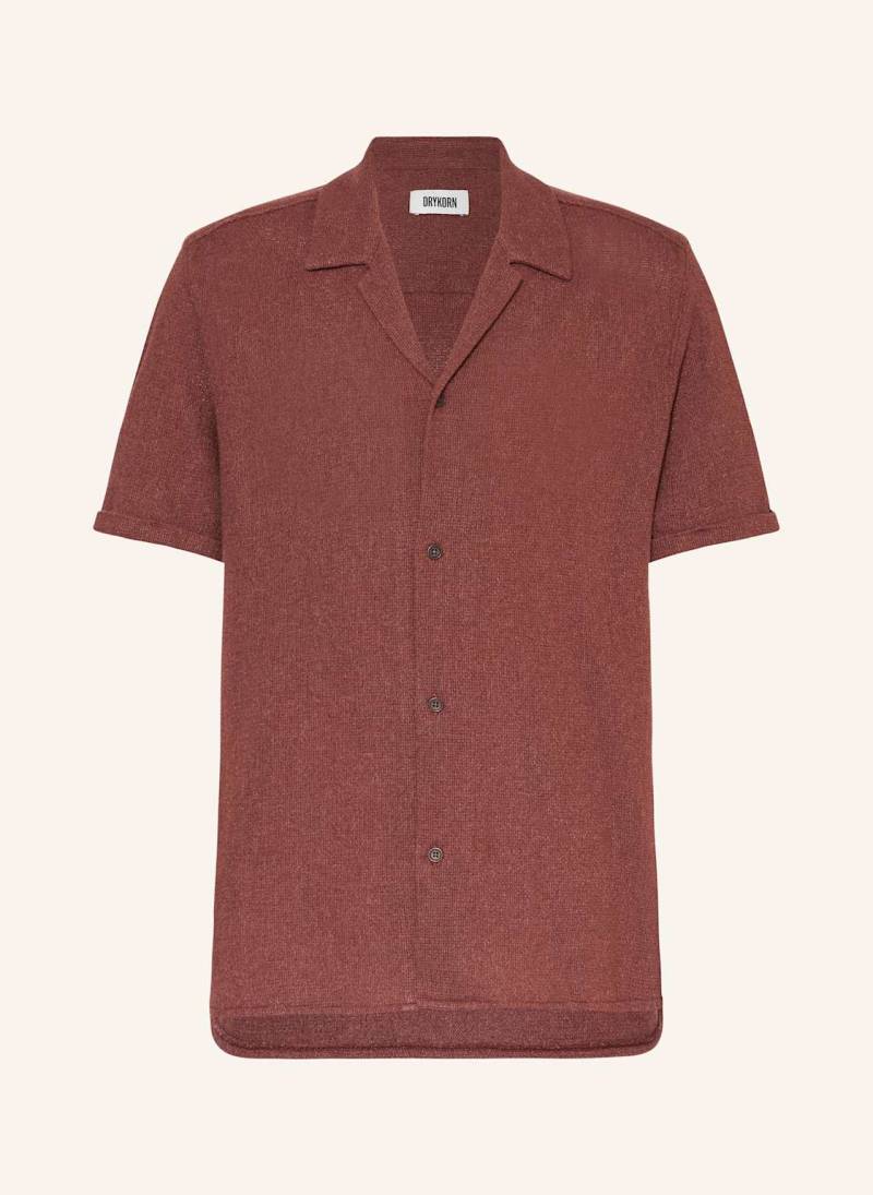 Drykorn Resorthemd Bijan Comfort Fit rot von drykorn