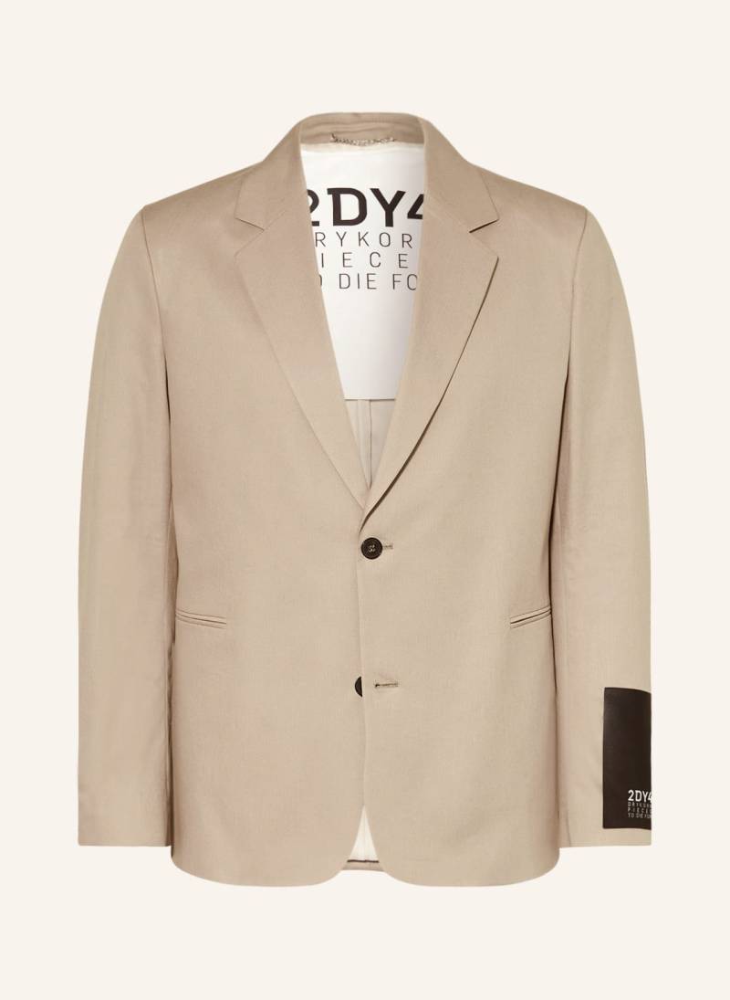 Drykorn Sakko Keby Regular Fit beige von drykorn