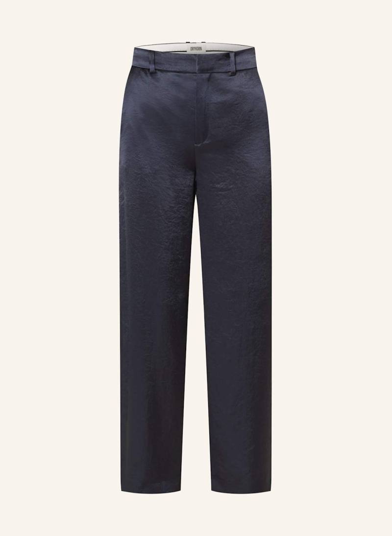 Drykorn Satinhose Desk blau von drykorn