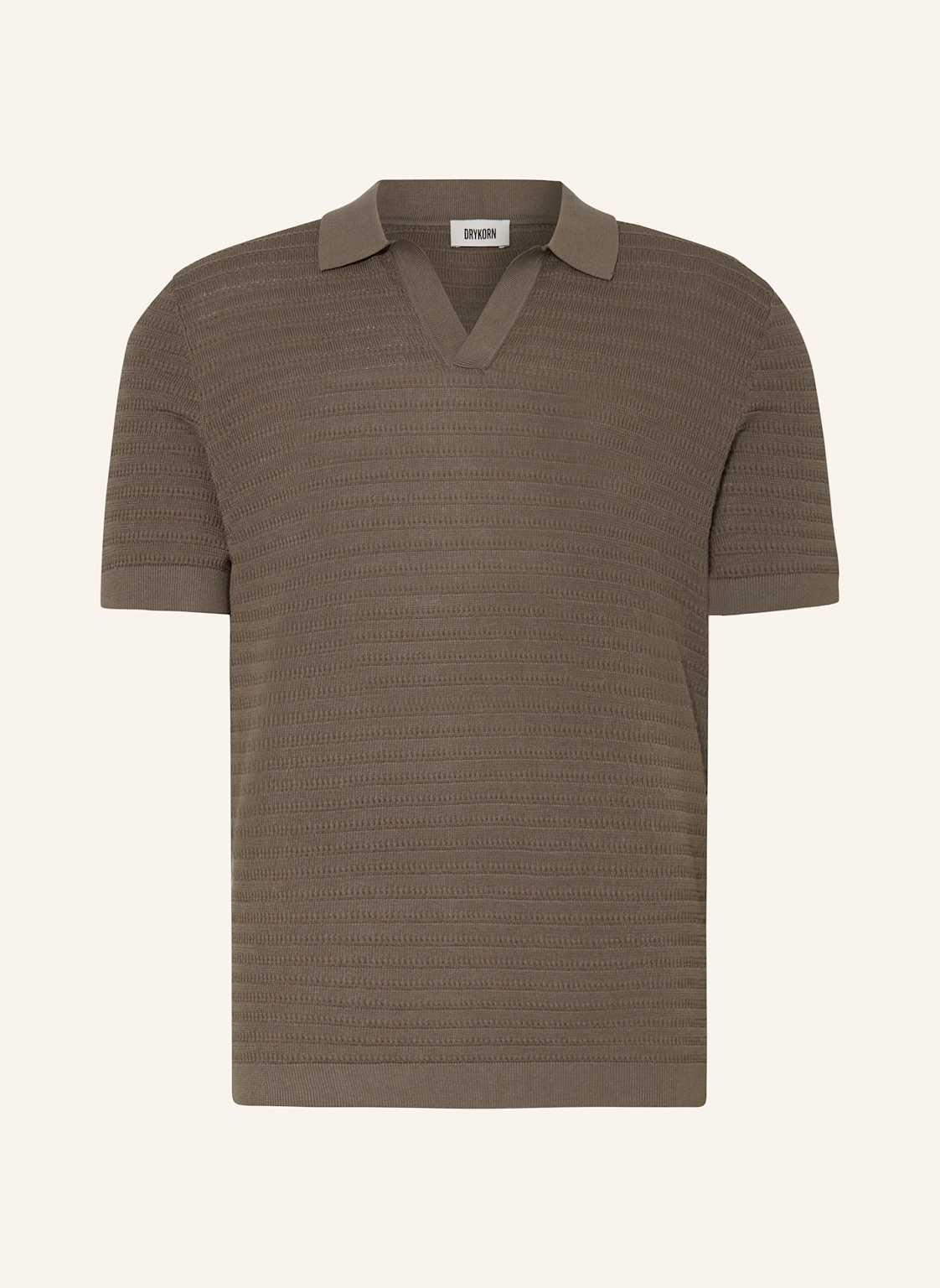 Drykorn Strick-Poloshirt Braian gruen Drykorn Strick-Poloshirt Braian gruen von drykorn