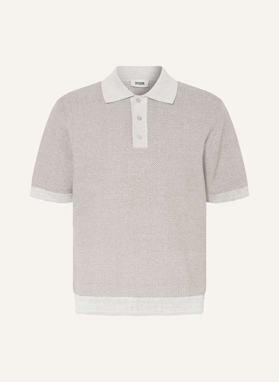 Drykorn Strick-Poloshirt Tamian Relaxed Fit braun Drykorn Strick-Poloshirt Tamian Relaxed Fit braun von drykorn
