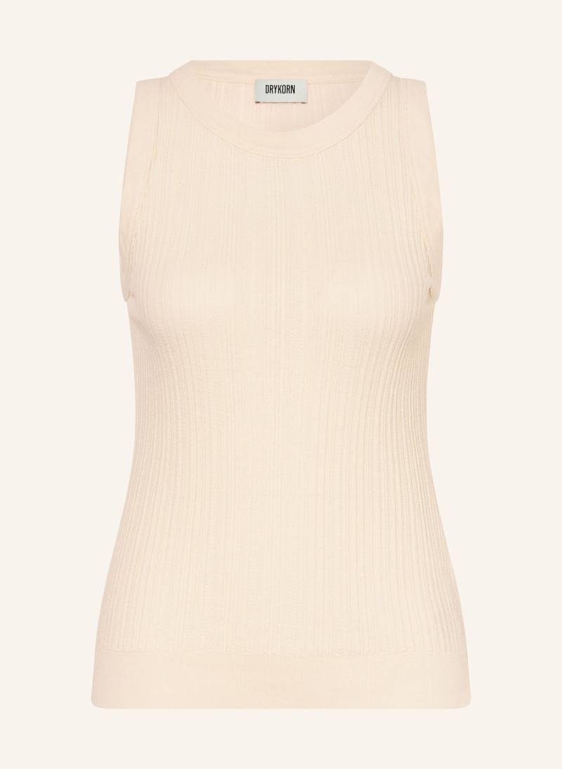 Drykorn Stricktop Olina weiss von drykorn