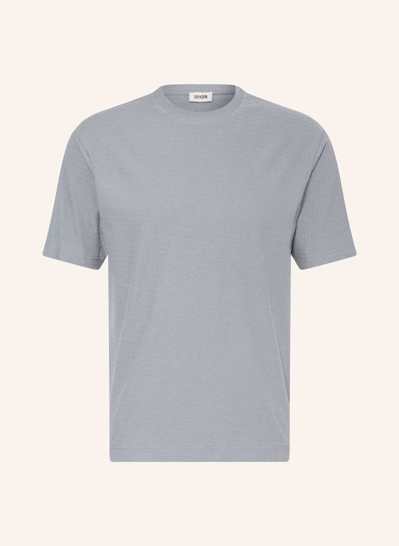 Drykorn T-Shirt Gilberd blau von drykorn
