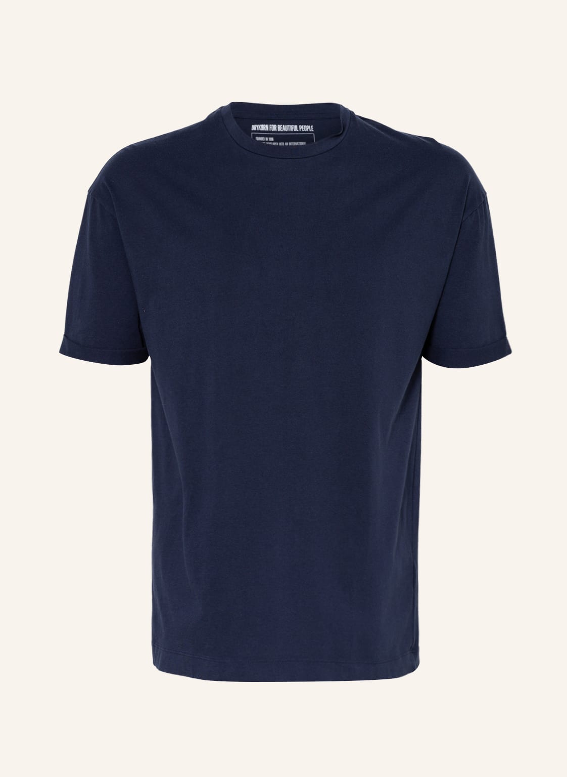 Drykorn T-Shirt Thilo blau von drykorn