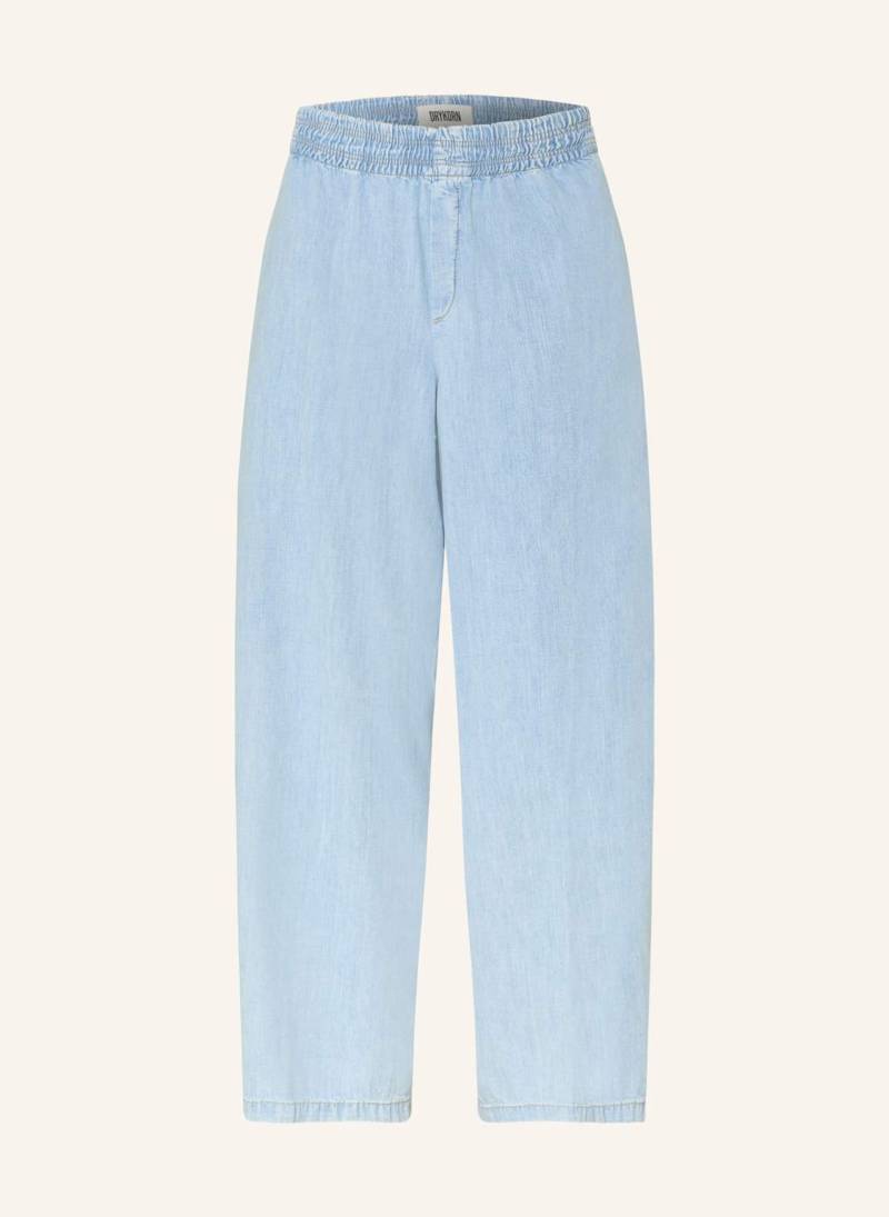 Drykorn Wide Leg Jeans Ceiling blau von drykorn