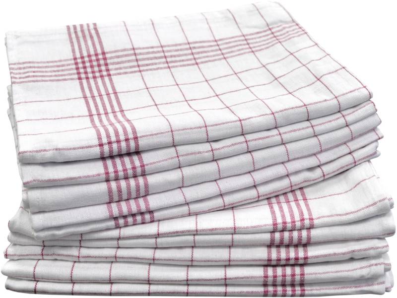 Dyckhoff Geschirrtuch »KARO / Halbleinen - 50x70 cm«, (Set, 10 tlg.) von dyckhoff