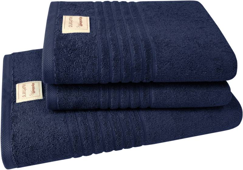 Dyckhoff Handtuch Set »Nature«, Set, 3 tlg., Frottier, 3er Set: 2x Handtücher, je 50 x 100 cm & 1x Badetuch 70 x 140 cm von dyckhoff