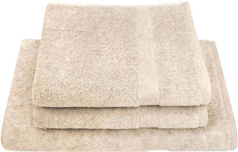 Dyckhoff Handtuch Set »Deep Harmony Comfort«, Set, 3 tlg., Frottier, 15% Hanf;2 Handtücher (50x100cm), 1 Duschtuch (70x140cm) von dyckhoff