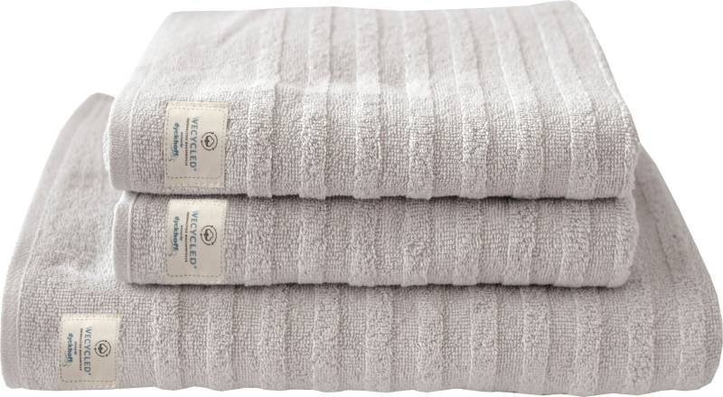 Dyckhoff Handtuch Set »Wecycled«, (3 St., 2x 50x100 cm-1x 70x140 cm), 2 Handtücher (50x100cm), 1 Duschtuch (70x140cm) von dyckhoff