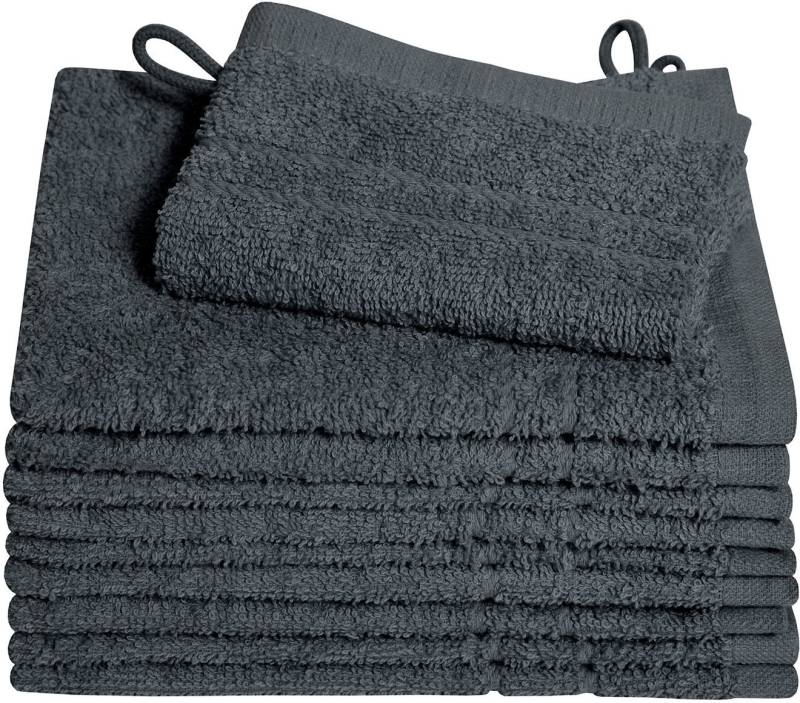 Dyckhoff Waschhandschuh »Kristall«, (Set, 10 tlg.), mit Bordüren von dyckhoff
