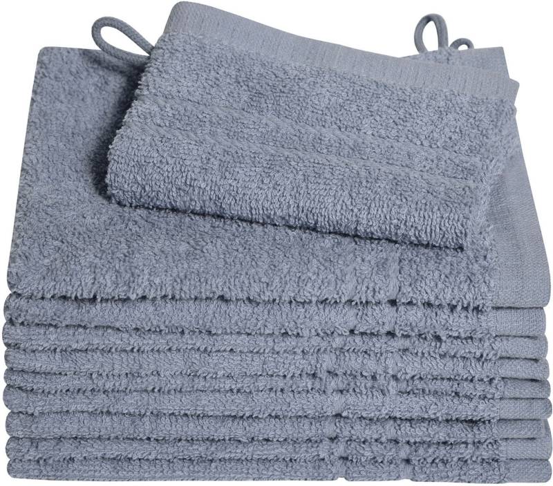Dyckhoff Waschhandschuh »Kristall«, (Set, 10 tlg.), mit Bordüren von dyckhoff