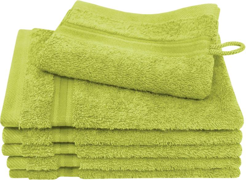 Dyckhoff Waschhandschuh »Siena«, (Set, 6 tlg.), mit Bordüre von dyckhoff