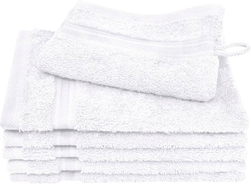 Dyckhoff Waschhandschuh »Siena«, (Set, 6 tlg.), mit Bordüre von dyckhoff
