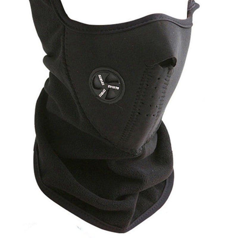 Halbmaske Aus Neopren - Schwarz Damen Schwarz ONE SIZE von eStore