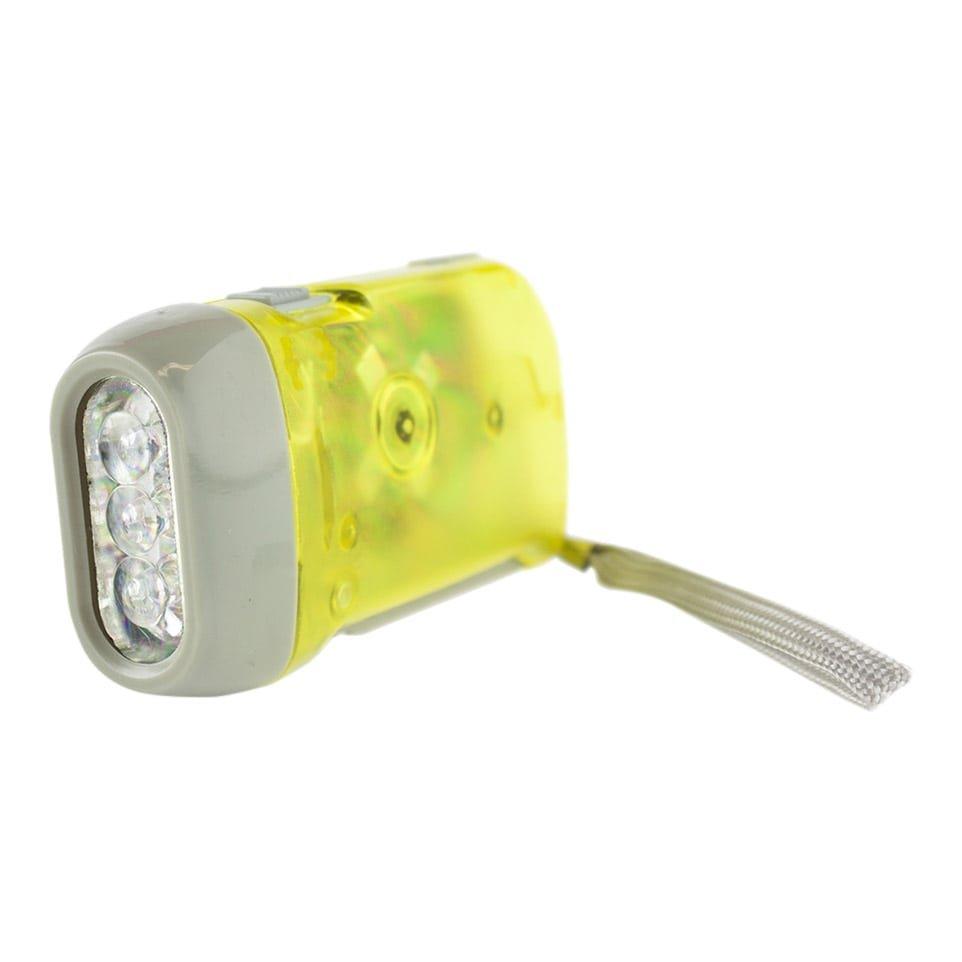 Handbetriebene Led-taschenlampe - Gelb Unisex  150 mm von eStore