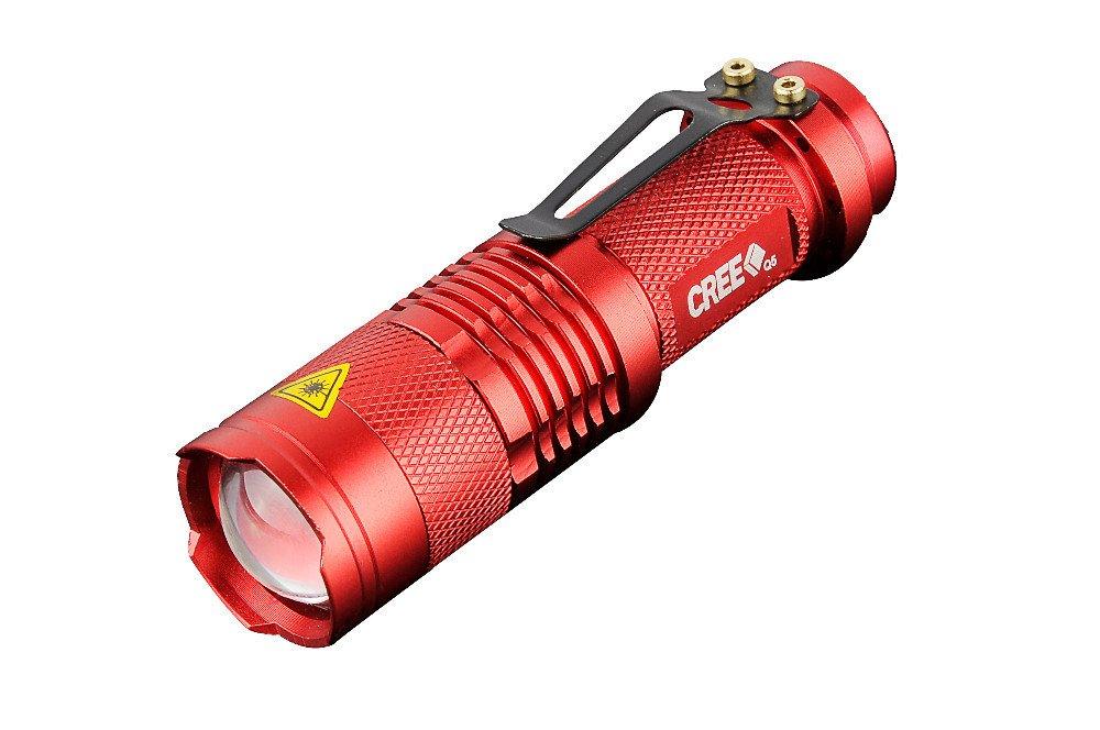 Led-taschenlampe Cree Ultrafire Unisex Rot Bunt von eStore