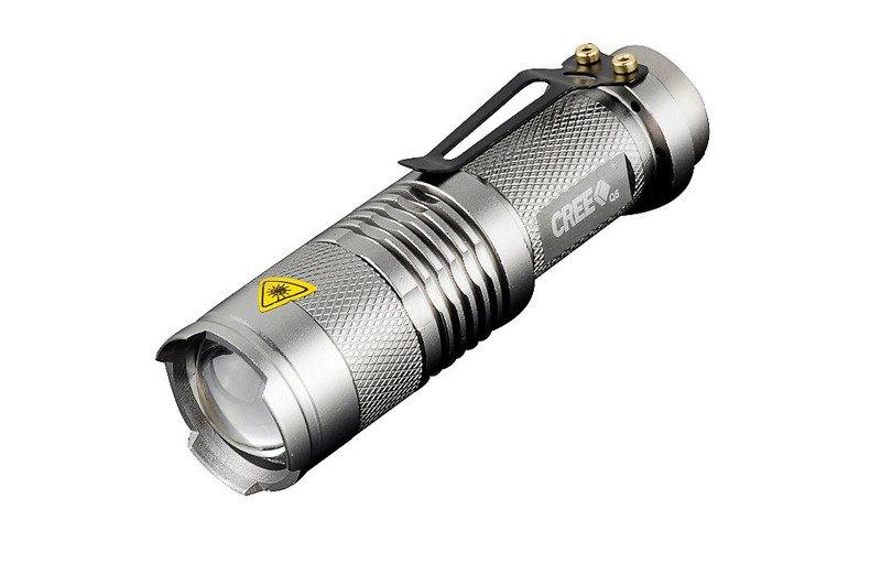 Led-taschenlampe Cree Ultrafire Unisex Taubengrau 150 mm von eStore