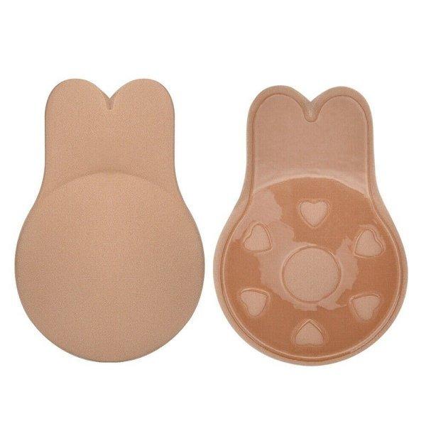 Selbstklebender Bh, Nipple Cover Damen Beige S/M von B2X